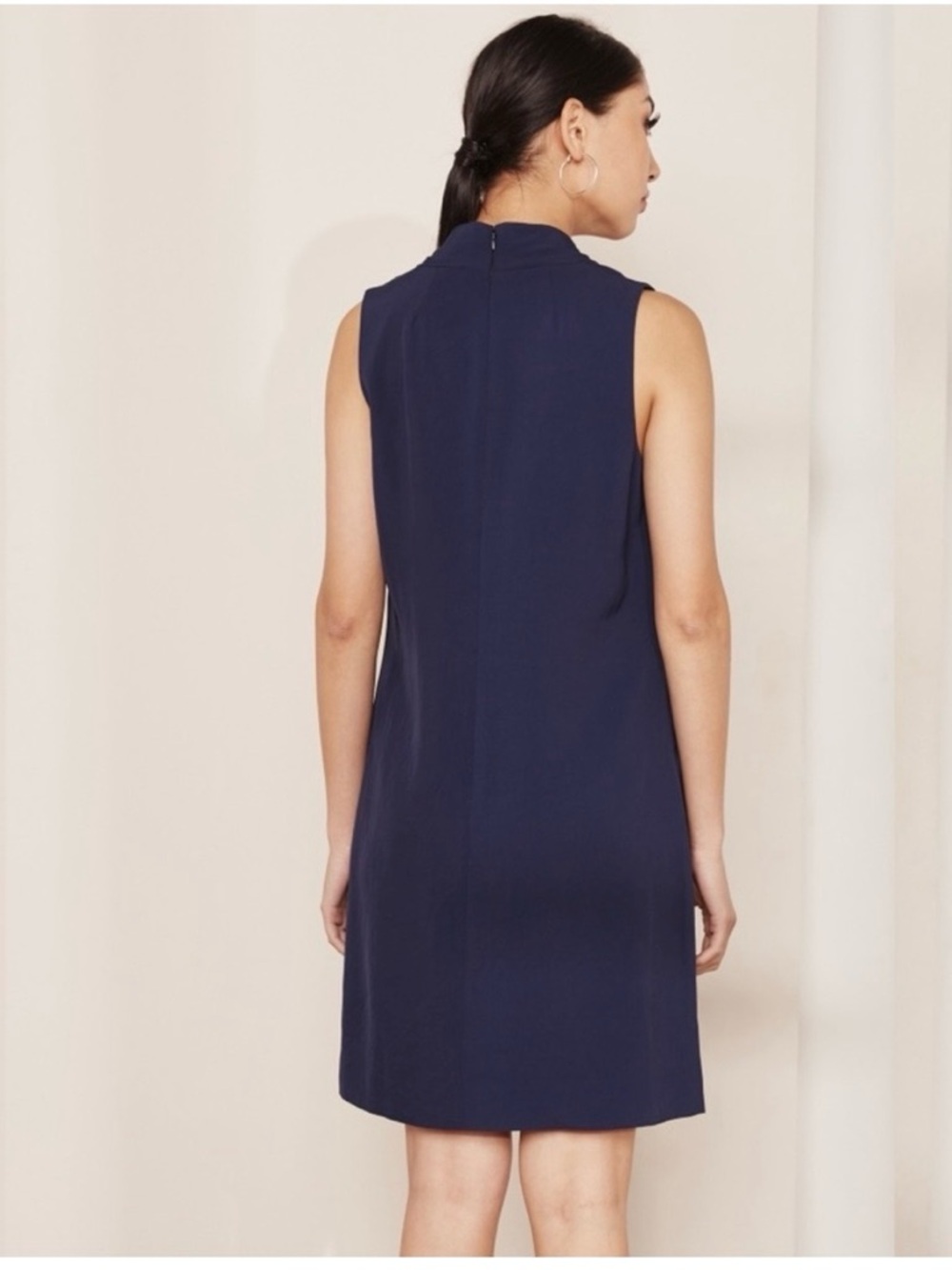 J. Crew 365 Navy Blue Blake Shift Dress-MP - Picture 3 of 6